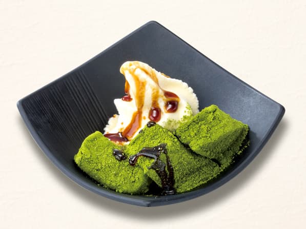 抹茶わらびもちソフト