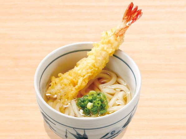 海老天ぷらうどん