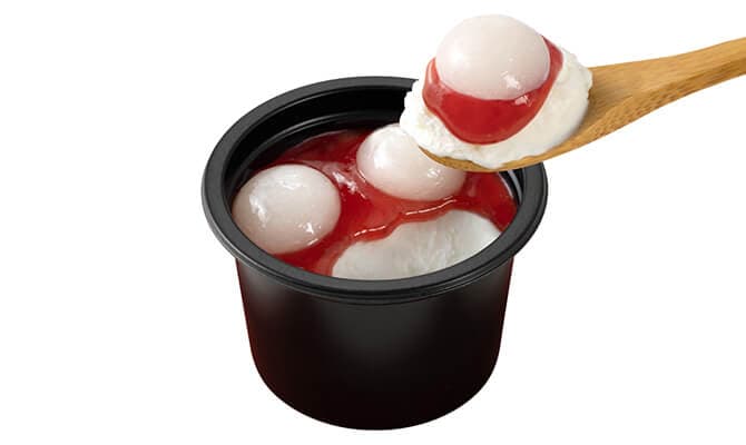 Yawamochi 冰淇淋 (覆盆子起司)