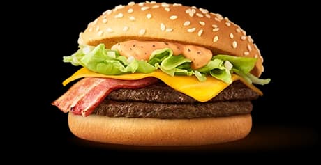 倍ベーコンレタスバーガー