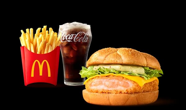 アボカドマヨチーズシュリンプ セット