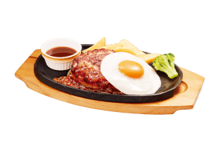 目玉焼き手ごねハンバーグ150g