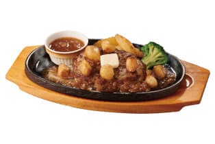 ニンニク手ごねハンバーグ150g