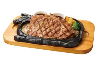 直火焼きリブロースステーキ