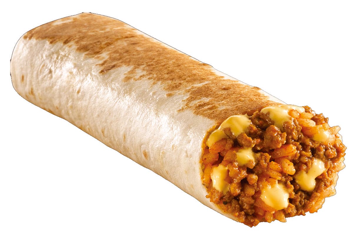Cheesy Beef Burrito