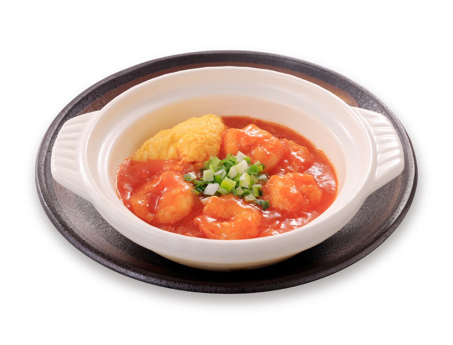 Fluffy Egg and Chili Shrimp in Clay Pot (Available from 15:00)