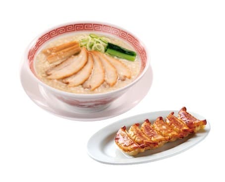 Salt Tonkotsu Ramen & Pan-Fried Gyoza