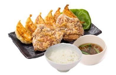 Gyoza & Karaage Set Meal