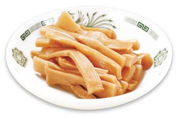 Brotes de bambú sazonados al estilo chino