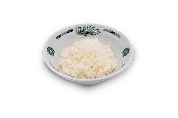 Media porción de arroz