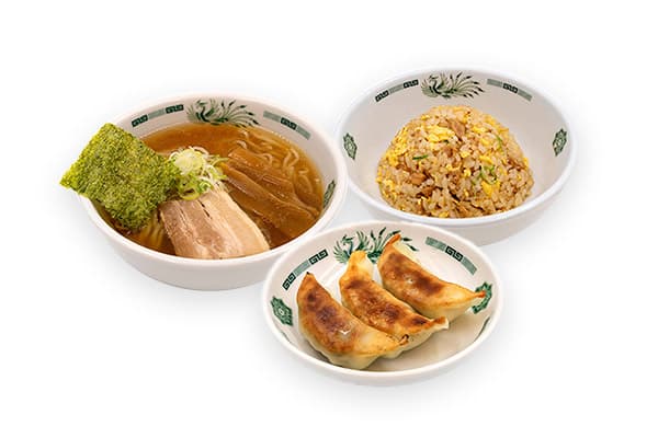 Combo de Ramen, Gyoza y Arroz Frito