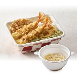 Formule Bento Tempura Donburi Deluxe Tenya (avec Petit Udon Froid)
