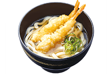 えびの天ぷらうどん