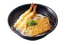 えび天きつねうどん