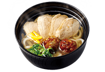 鴨うどんつくね入り
