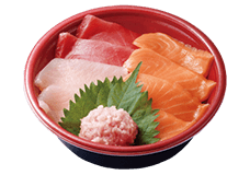 まぐろサーモン丼