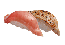 厳選まぐろ中とろ食べ比べ(中とろ・レアステーキ)