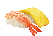 えびたま二種盛り(えび・旨だしたまご)