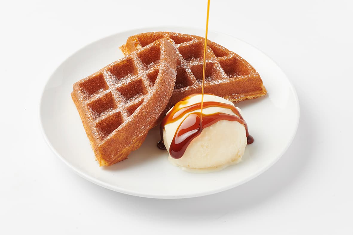 <店舗限定>焦がしバターのワッフル プレーン ~バニラ&黒糖蜜~