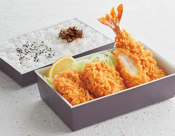 ひれ海老弁当