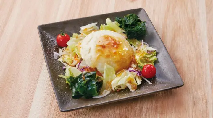 豆富のサラダ(玉ねぎ醤油ドレッシング)