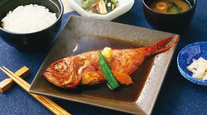 金目鯛の姿煮御膳
