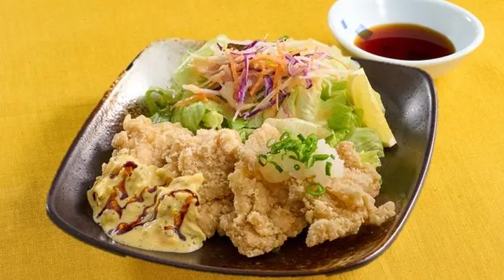 若鶏の竜田揚げおろしポン酢&テリタル