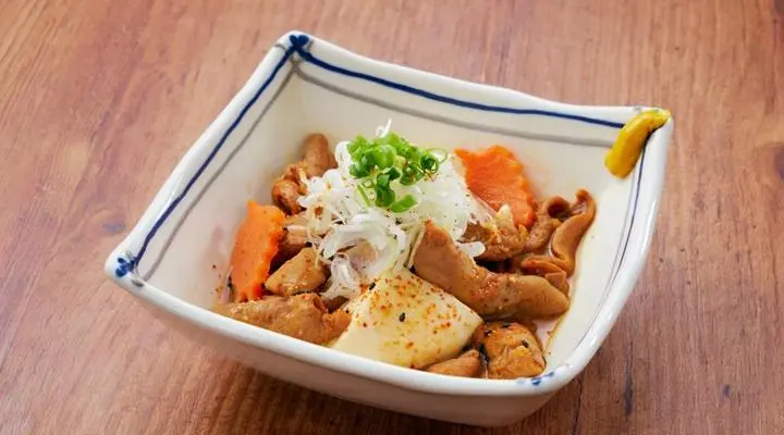 国産もつ煮豆富