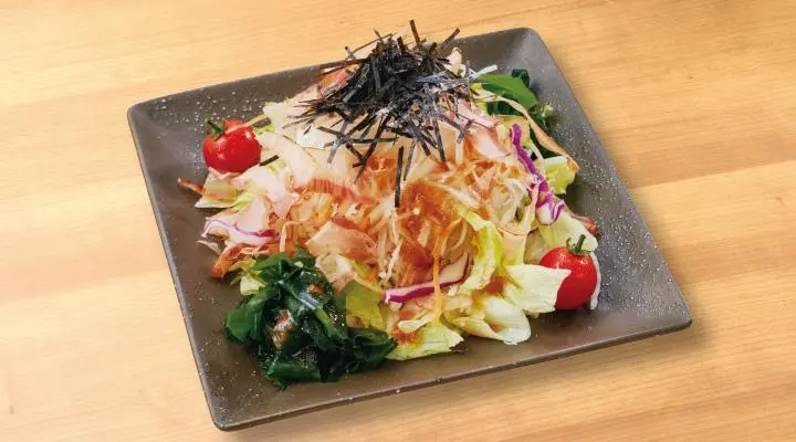 大根パリパリサラダ(玉ねぎ醤油ドレッシング)