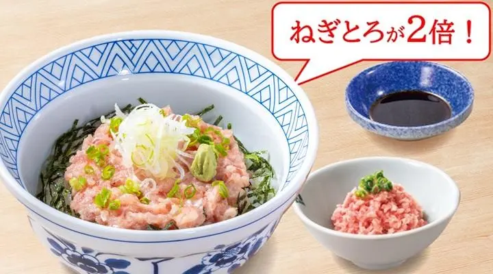 ねぎとろ丼ダブル