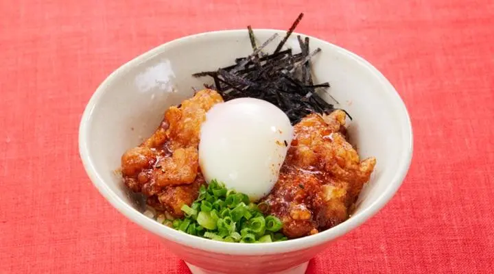 小鶏竜田てりたま丼