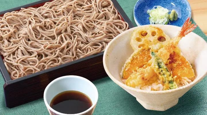 せいろそばと小天丼セット