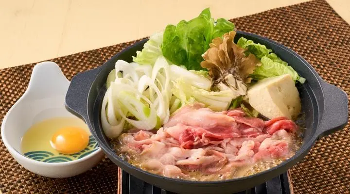 牛カルビすき焼き鍋