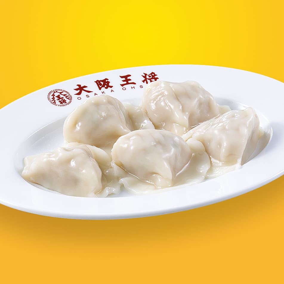Gyoza pochés géants fondants