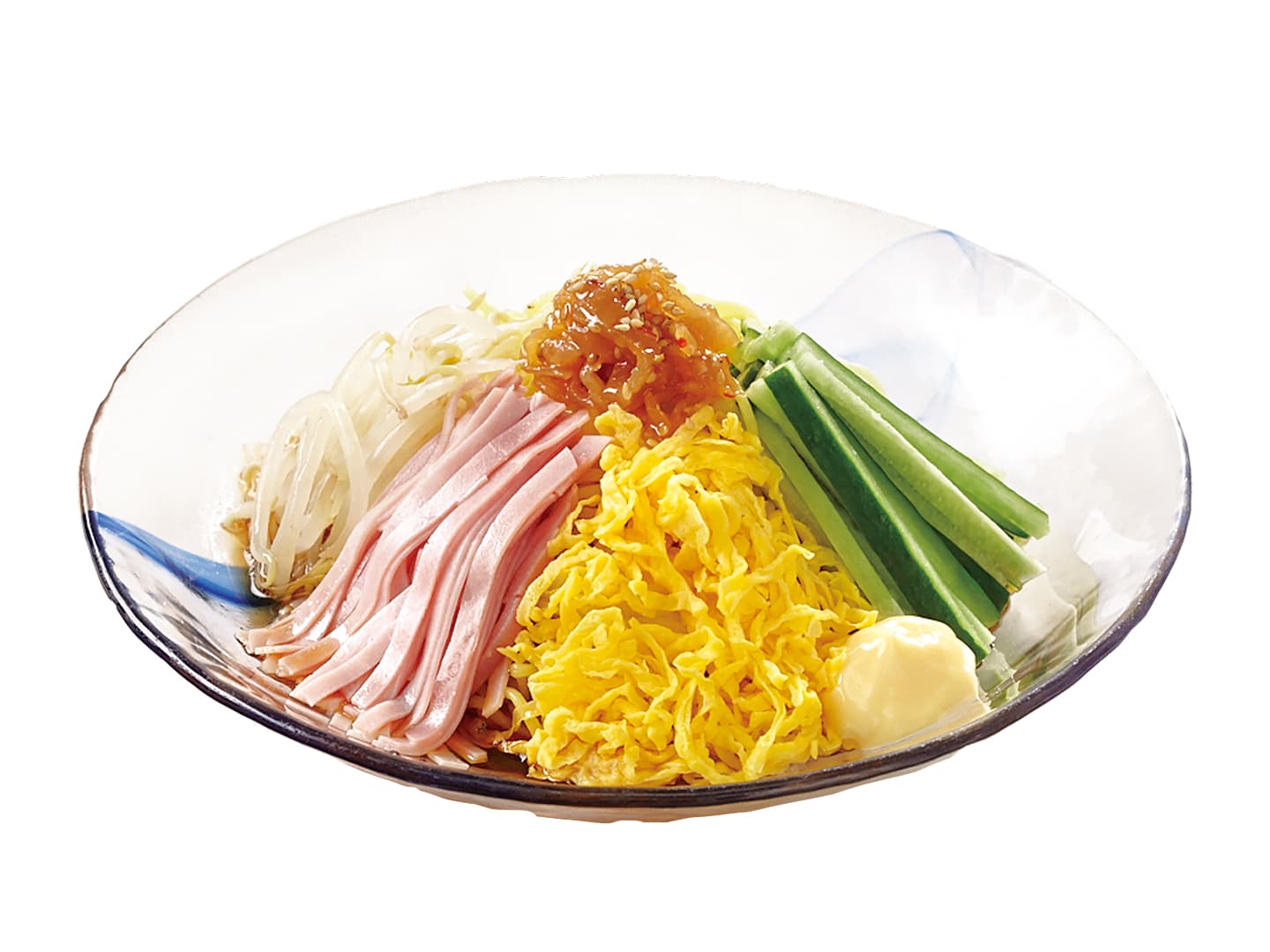 Ramen froid traditionnel aux cinq garnitures (Gomoku Hiyashi Chuka)