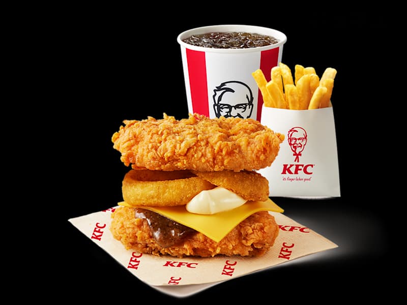Menu Double Down Burger