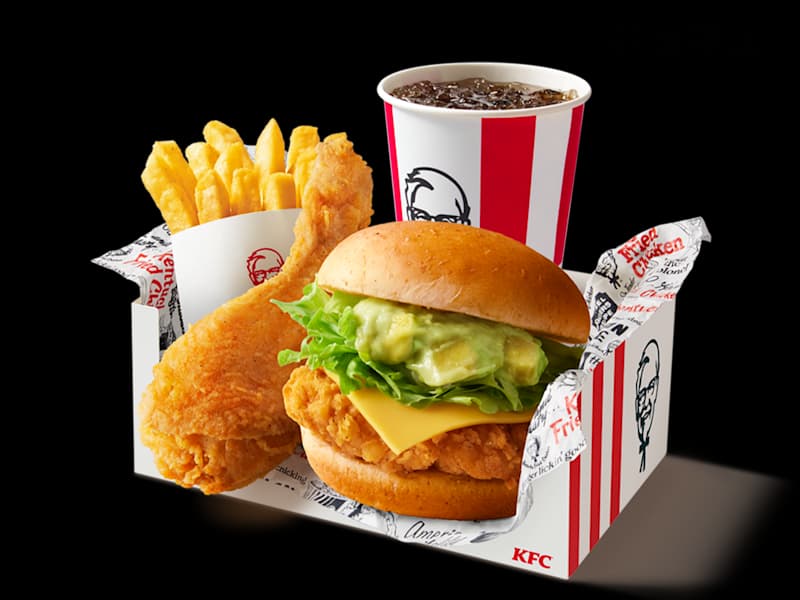 Menu maxi burger filet avocat épicé