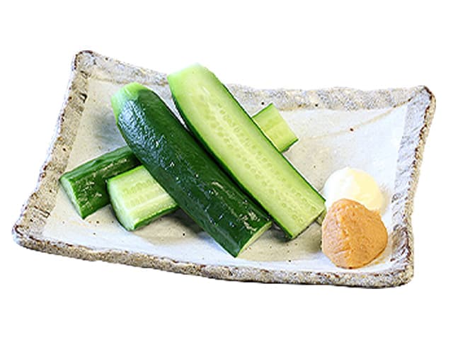 Cucumber with Miso Mayonnaise