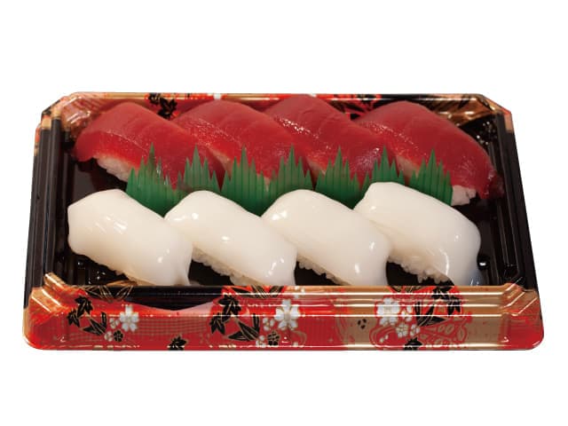 Red & White Sushi Set Bento (1 Serving, 8 Pieces)