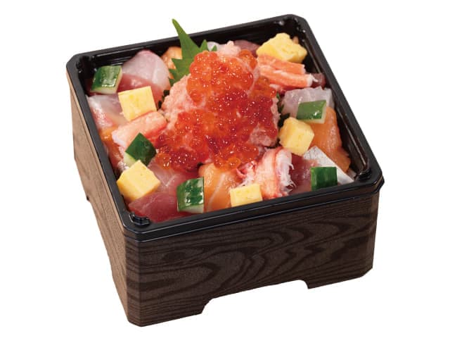Mega Rice Bowl! Premium Seafood Chirashi Bento