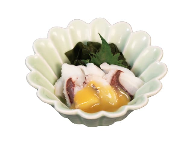 Boiled Squid Tentacles with Vinegar Miso Sauce