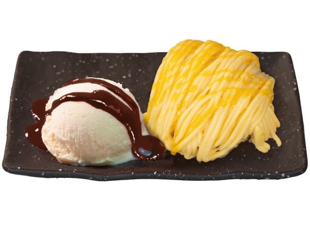 Setouchi Lemon Mont Blanc & Vanilla Ice Cream Set