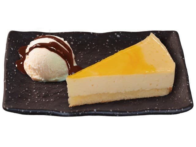 Hyuganatsu Rare Cheesecake & Vanilla Ice Cream Set