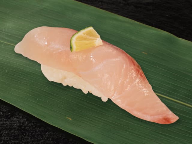 Fresh Greater Amberjack with Sudachi Citrus (1 Piece)