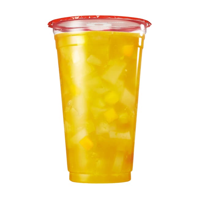 Kautee mit Fen-gui und Früchten: Ananas, Mango & Passionsfrucht