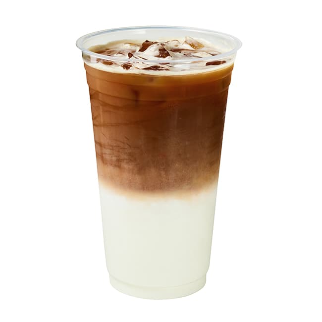Eis-Doppelter Espresso Latte