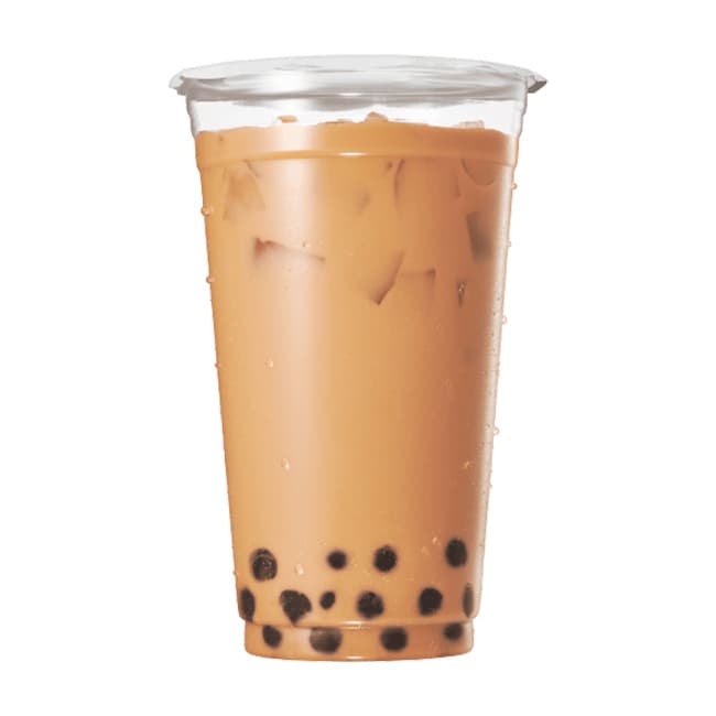 Klassischer Royal Milk Tea mit braunem Zucker und Tapiokaperlen