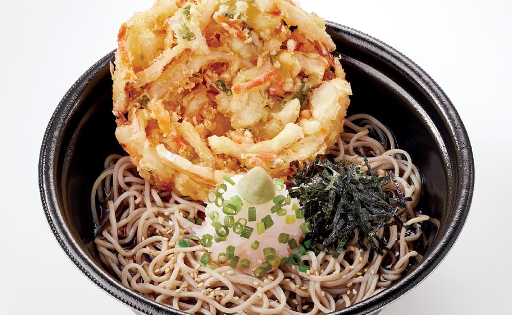 野菜かき揚げのぶっかけおろしそば