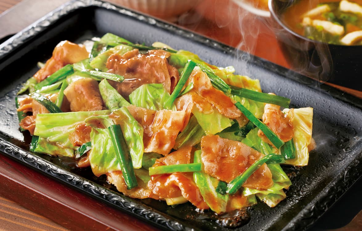 大分名物ニラ豚定食