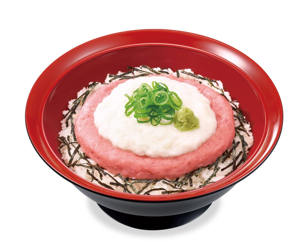 Donburi de thon haché et d'igname râpée